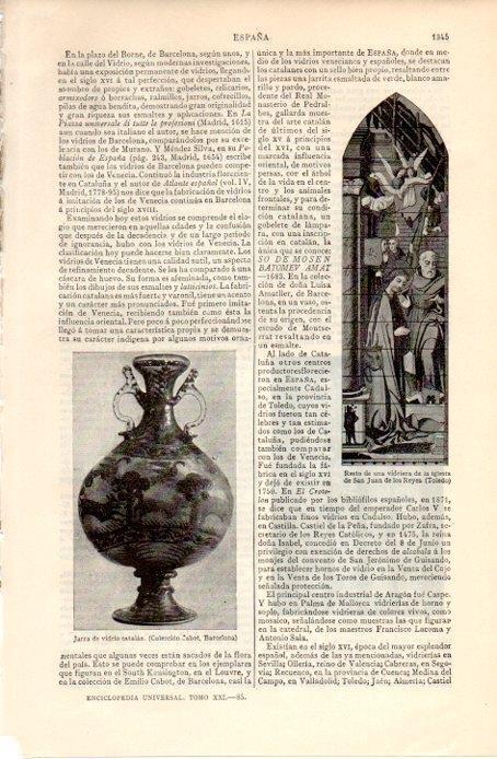 LAMINA V07421: Vidriera de San Juan de los Reyes