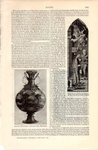 LAMINA V07421: Vidriera de San Juan de los Reyes
