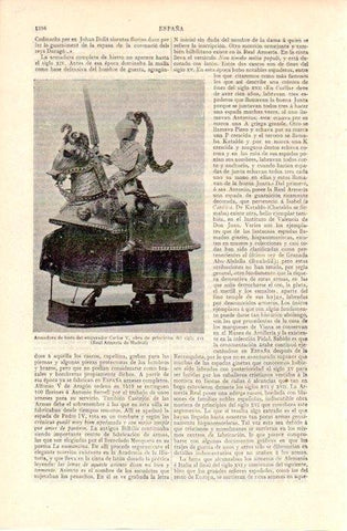 LAMINA V07426: Armadura del emperador Carlos V