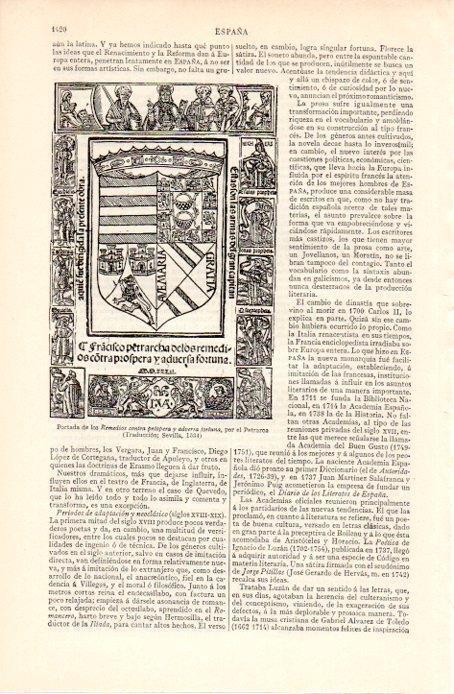 LAMINA V07432: Remedios contra prospera y adversa fortuna por Petrarca