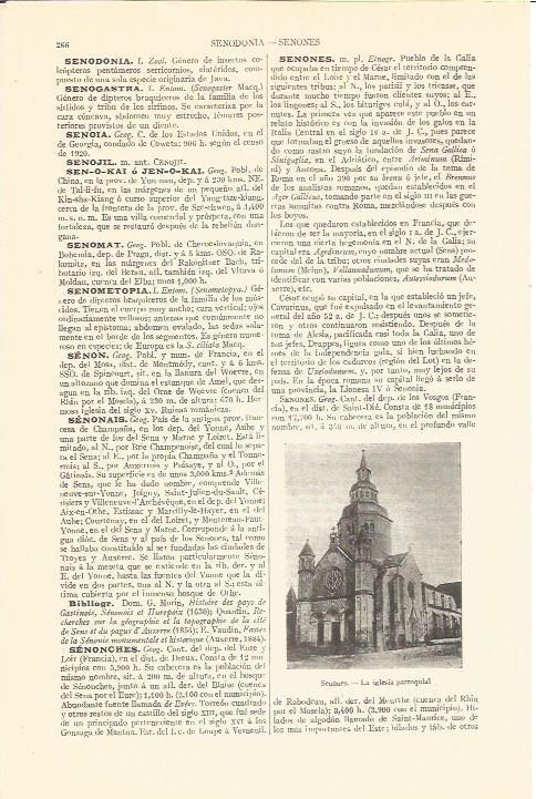 LAMINA V06745: Iglesia de Senones