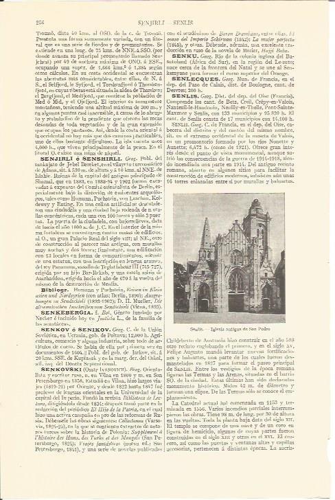 LAMINA V06743: Iglesia de San Pedro en Senlis Francia