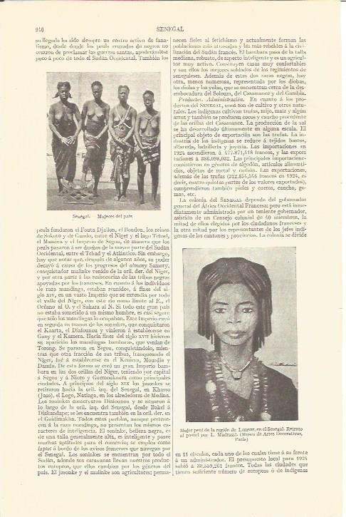 LAMINA V06739: Mujeres de Senegal