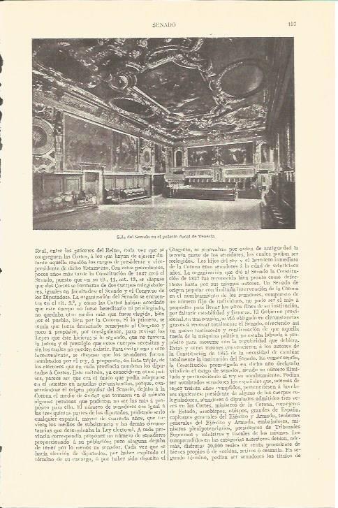 LAMINA V06734: Sala del Senado en palacio ducal de Venecia