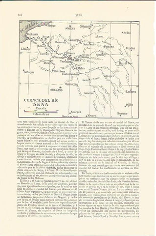 LAMINA V06732: Mapa cuenca del rio Sena