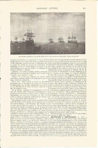 LAMINA V06768: La escuadra española cuadro de Monleon