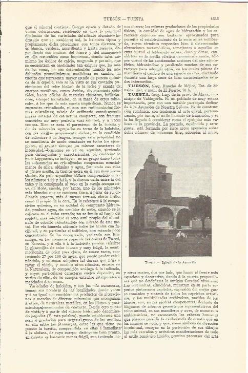 LAMINA V06683: Iglesia de la Asuncion en Tuesta Alava