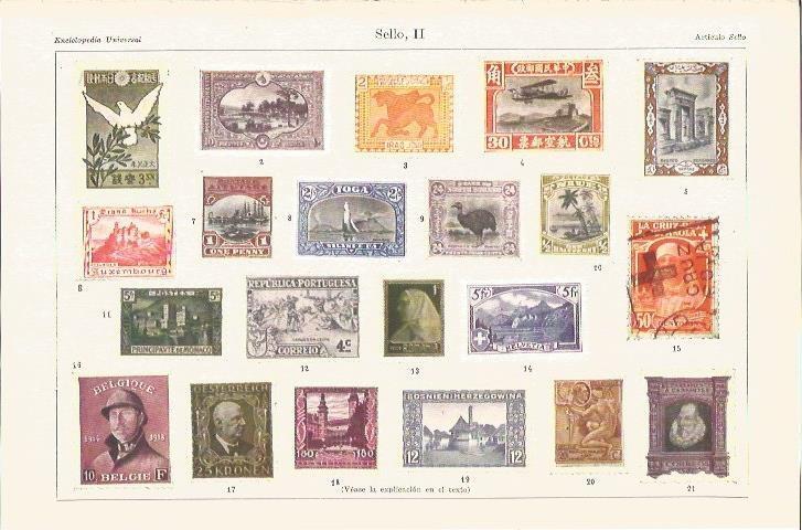 LAMINA V06720: Sellos II