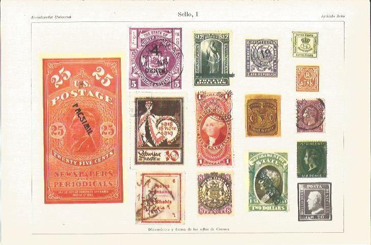 LAMINA V06719: Sellos I