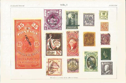 LAMINA V06719: Sellos I