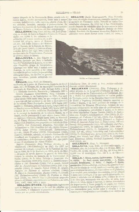 LAMINA V06718: Vista de Sellin, Alemania