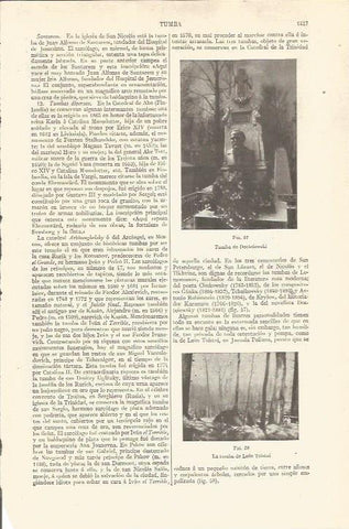 LAMINA V06710: Tumba de Dostolewski y tumba de Tolstoi