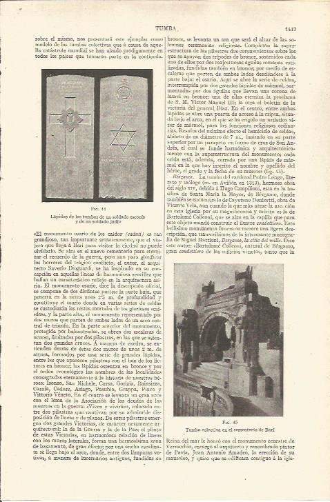 LAMINA V06706: Tumba colectiva en cementerio de Bari