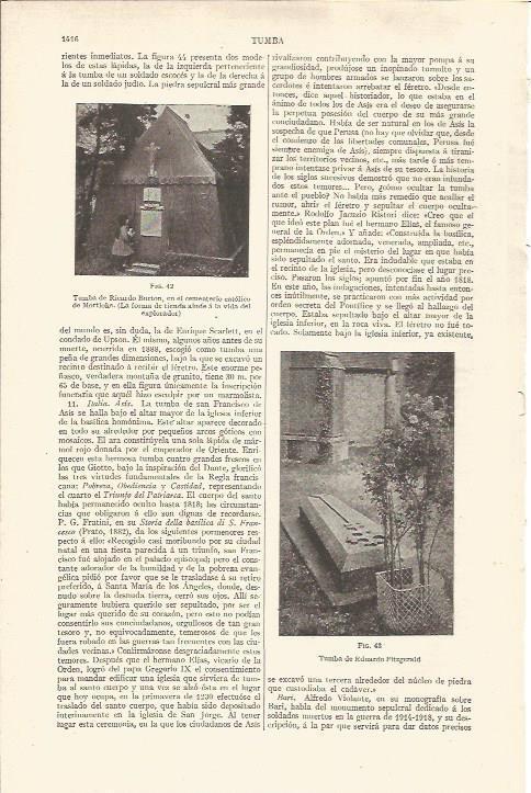 LAMINA V06705: Tumba de Ricardo Burton