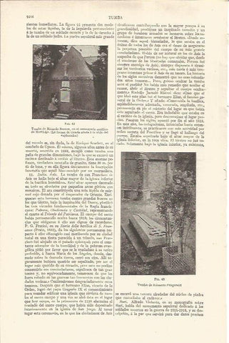LAMINA V06705: Tumba de Ricardo Burton