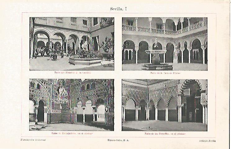 LAMINA V06842: Patios en Sevilla