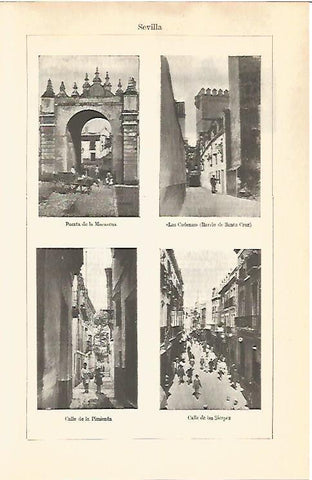 LAMINA V06841: Calles en Sevilla