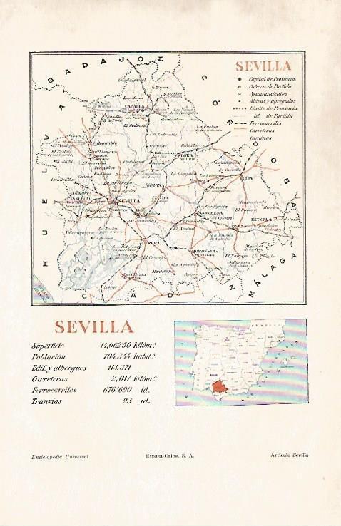 LAMINA V06838: Mapa de Sevilla