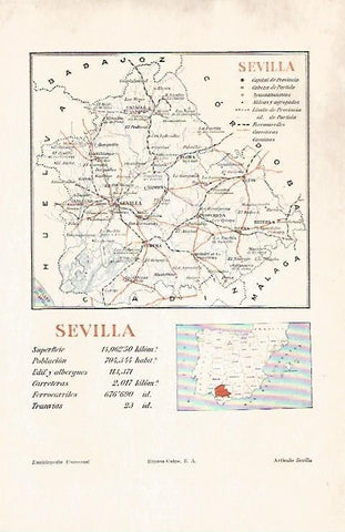 LAMINA V06838: Mapa de Sevilla