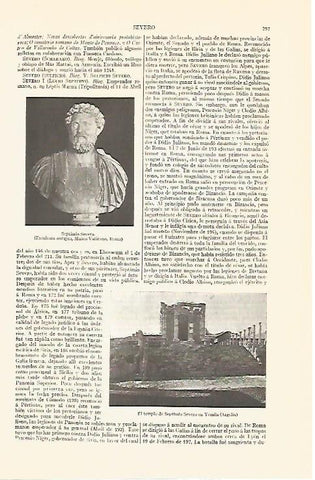 LAMINA V06837: Templo de Septimio Severo en Yemila, Argelia 