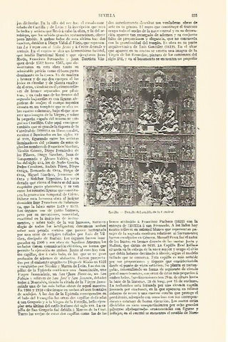 LAMINA V06852: Retablo de la Catedral de Sevilla