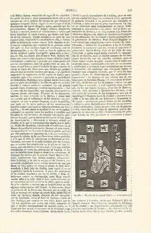 LAMINA V06870: Pendon de la ciudad en Sevilla