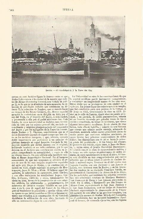 LAMINA V06864: La Torre del Oro en Sevilla