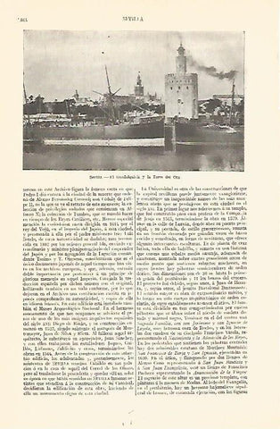 LAMINA V06864: La Torre del Oro en Sevilla