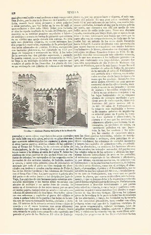 LAMINA V06861: Puerta del Leon en Sevilla