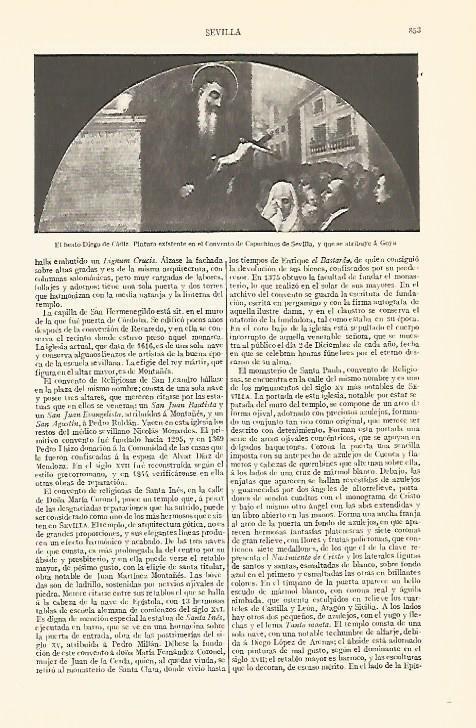 LAMINA V06859: El Beato Diego de Cadiz atribuida a Goya