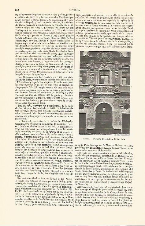 LAMINA V06858: Iglesia de San Luis en Sevilla