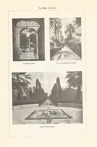 LAMINA V06863: Vistas del Alcazar de Sevilla