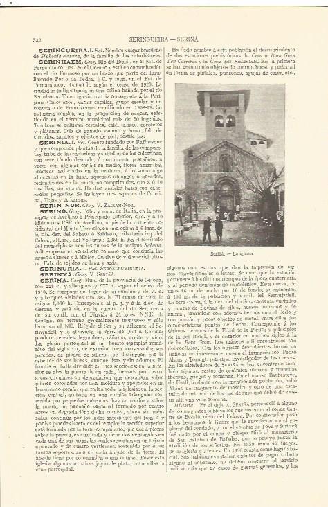 LAMINA V06796: Iglesia de Seriña Gerona