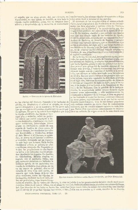 LAMINA V06788: Estatua de Marko Kraljevich