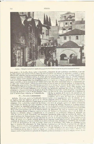 LAMINA V06781: Monasterio de Kilindar Serbia 