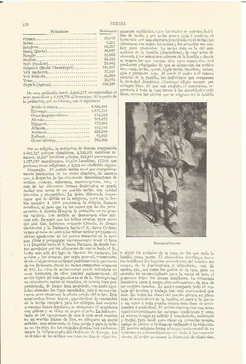 LAMINA V06778: Commitayi serbio