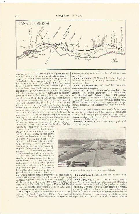 LAMINA V06799: Canal de Seros Lerida