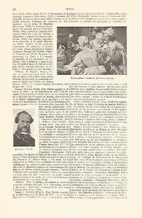 LAMINA V06807: Escena galante, por Jose Serra y Porson