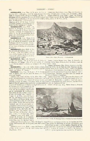 LAMINA V06812: Vista de Serres Francia