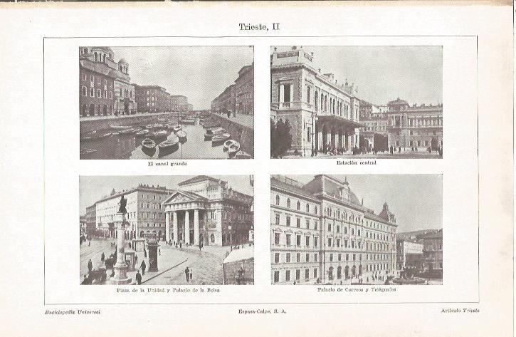 LAMINA V06527: Edificios de Triestre, Italia
