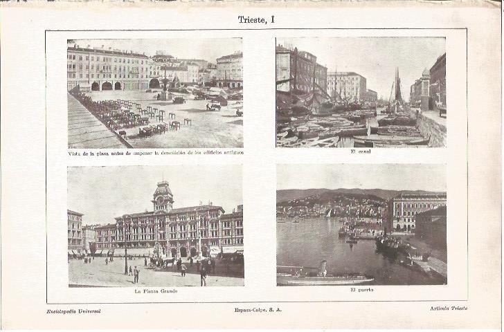 LAMINA V06526: Vistas de Triestre, Italia