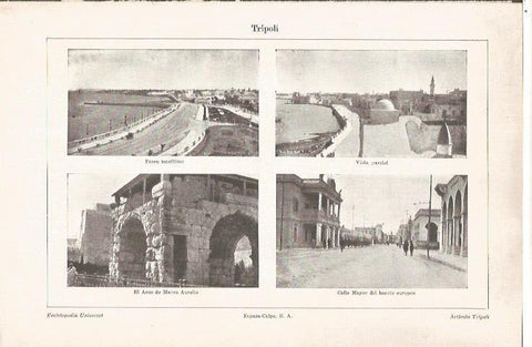 LAMINA V06560: Vistas de Tripoli, Libia