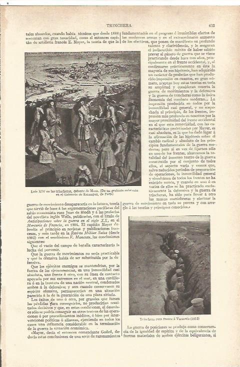 LAMINA V06545: Luis XIV en las trinchera