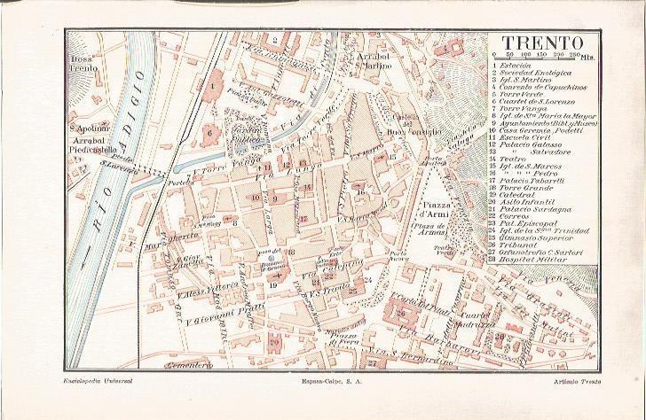LAMINA V06485: Plano de Trento, Italia