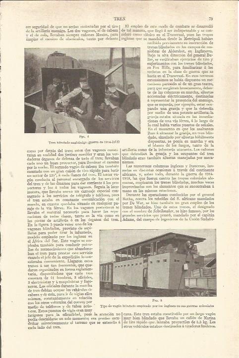 LAMINA V06478: Tren blindado anglobelga 1914-1918
