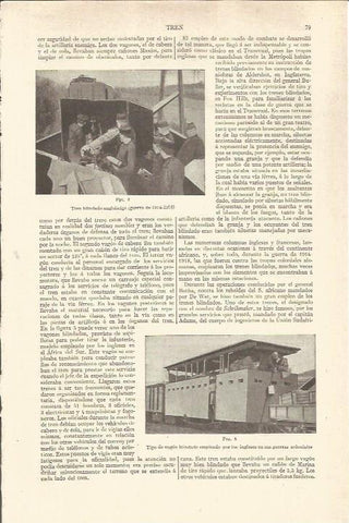 LAMINA V06478: Tren blindado anglobelga 1914-1918
