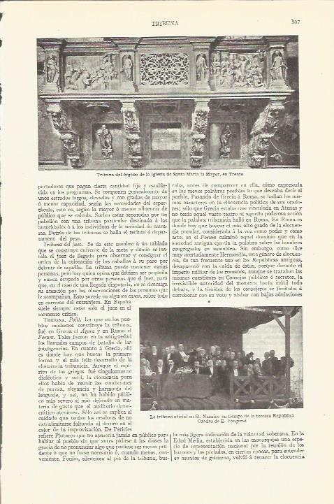 LAMINA V06512: Tribuna del organo en Santa Maria la Mayor, Trento