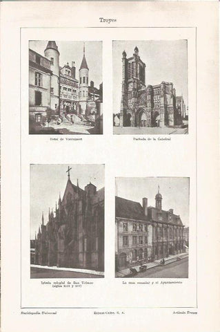 LAMINA V06641: Vistas de Troyes