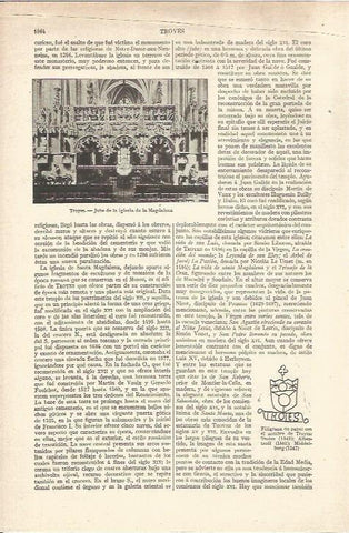 LAMINA V06640: Iglesia de la Magdalena en Troyes