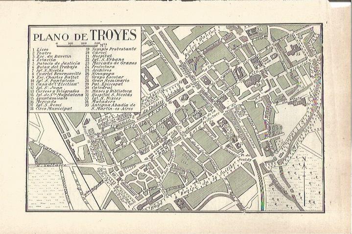 LAMINA V06639: Plano de Troyes